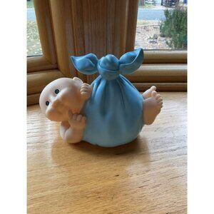 Vintage 1983 Cabbage Patch Kids Blue Coin Bank